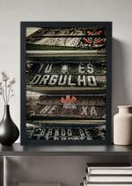Quadro Decorativo Corinthians Tu és Orgulho - Com vidro Tamanho:21cm x 30cm (A4) Quadro Decorativo Corinthians Tu és Orgulho - Com vidro Tamanho:21cm x 30cm (A4)