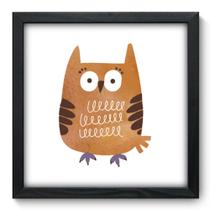 Quadro Decorativo - Coruja - 33cm x 33cm - 079qdip Quadro Decorativo - Coruja - 33cm x 33cm - 079qdip