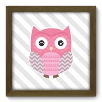 Quadro Decorativo - Corujinha - 22cm x 22cm - 077qdim