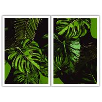 Quadro Decorativo Costela de Adão Verde 90x60 Sala Quarto