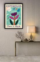 Quadro Decorativo Cotswolds Flower Market - 70X50Cm