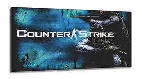 Quadro Decorativo Counter Strike 130x60 em Tecido Canvas
