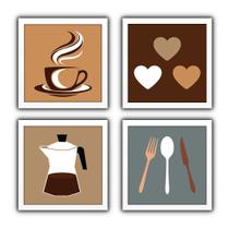 Quadro Decorativo Cozinha Copa Cantina Objetos Café Xícara Quadro Decorativo Cozinha Copa Cantina Objetos Café Xícara