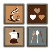 Quadro Decorativo Cozinha Copa Cantina Objetos Café Xícara Quadro Decorativo Cozinha Copa Cantina Objetos Café Xícara
