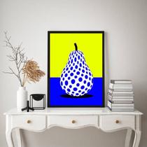 Quadro Decorativo Cozinha Pera Pop Arte 33x24cm
