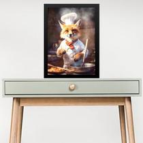 Quadro Decorativo Cozinha - Raposa 45x34cm Quadro Decorativo Cozinha - Raposa 45x34cm