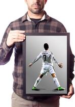 Quadro Decorativo Cr7 Cristiano Ronaldo Arte 42x29cm Quadro Decorativo Cr7 Cristiano Ronaldo Arte 42x29cm