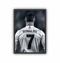 Quadro Decorativo Cristiano R Futebol