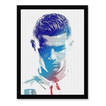 Quadro Decorativo Cristiano Ronaldo Cr7 Arte Futebol Clube