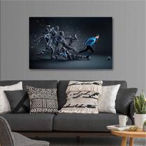 Quadro decorativo Cristiano Ronaldo Cr7 em Tecido Quadro decorativo Cristiano Ronaldo Cr7 em Tecido