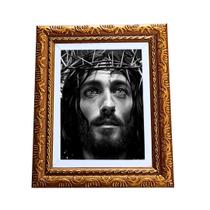 Quadro Decorativo Cristo Coroado Espinhos A3 - FR129 Luxo Pr