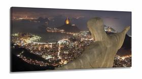 Quadro Decorativo - Cristo Redentor -em Tecido Canvas