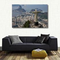 Quadro Decorativo Cristo Redentor Rio De Janeiro - Tela Em T - Loja Wall Frame