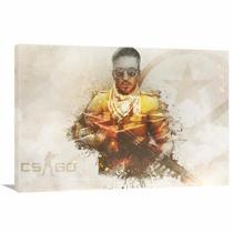 Quadro decorativo CSGO TR Dust II - Tela em Tecido