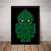 Quadro Decorativo Cthulhu Arte H. P. Lovecraft Terror Horror Quadro Decorativo Cthulhu Arte H. P. Lovecraft Terror Horror