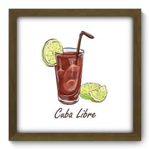 Quadro Decorativo - Cuba Libre - 33cm x 33cm - 376qdcm Quadro Decorativo - Cuba Libre - 33cm x 33cm - 376qdcm