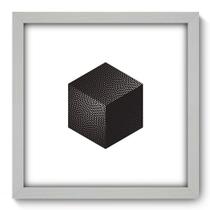 Quadro Decorativo - Cubo - 33cm x 33cm - 083qdab