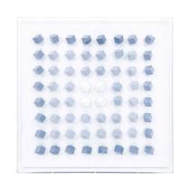 Quadro Decorativo Cubos 3d Abstrato Azuis Rico Detalhes