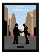 Quadro Decorativo Cult Pink Floyd Wish You Here 42x29cm Quadro Decorativo Cult Pink Floyd Wish You Here 42x29cm
