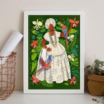 Quadro Decorativo Cultura Baiana 45x34cm Quadro Decorativo Cultura Baiana 45x34cm