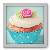 Quadro Decorativo - Cupcake - 22cm x 22cm - 009qdcb