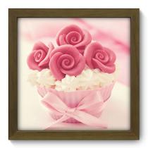 Quadro Decorativo - Cupcake - 22cm x 22cm - 012qdcm