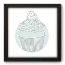 Quadro Decorativo - Cupcake - 22cm x 22cm - 047qdcp