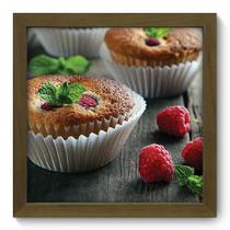 Quadro Decorativo - Cupcake - 22cm x 22cm - 121qdcm