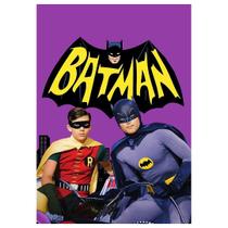 Quadro Decorativo da Série de TV Pioneira Batman 1966 MDF3mm 28X40cm Pôster 945-02