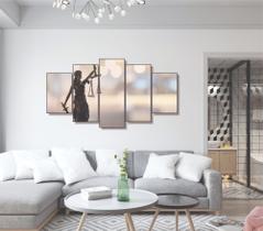 Quadro decorativo Dama da Justiça direito advocacia