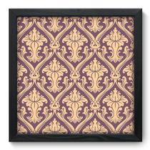 Quadro Decorativo - Damasco - 33cm x 33cm - 376qddp