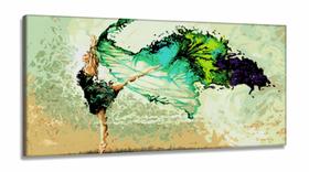 Quadro Decorativo Dança em Tecido Canvas 130x60 em tecido Quadro Decorativo Dança em Tecido Canvas 130x60 em tecido