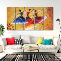 Quadro Decorativo -Dança Espanhola -Tela em Tecido 5 peças Quadro Decorativo -Dança Espanhola -Tela em Tecido 5 peças