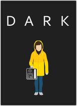 Quadro Decorativo Dark Séries Cinema Salas Quartos Decorações Com Moldura G01