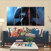 Quadro Decorativo Darth Vader 5 peças 140x65