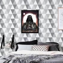 Quadro Decorativo Darth Vader E Stormtrooper