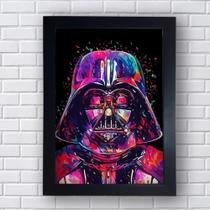 Quadro Decorativo Darth Vader Neon