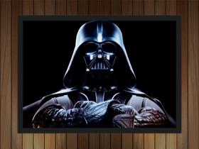 Quadro Decorativo Darth Vader Star Wars Decorações Com Moldura Quadro Decorativo Darth Vader Star Wars Decorações Com Moldura