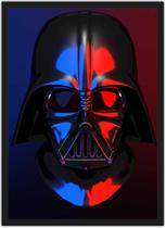 Quadro Decorativo Darth Vader Star Wars Super Heróis Geek Decorações Com Moldura G10