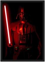 Quadro Decorativo Darth Vader Star Wars Super Heróis Geek Decorações Com Moldura G15 Quadro Decorativo Darth Vader Star Wars Super Heróis Geek Decorações Com Moldura G15