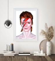 Quadro Decorativo David Bowie 60x48cm