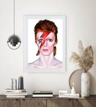 Quadro Decorativo David Bowie 60X48Cm