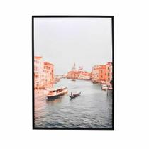 Quadro Decorativo De Canvas Veneza 70 X 50 cm - Visage Quadro Decorativo De Canvas Veneza 70 X 50 cm - Visage