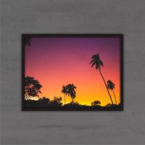 Quadro Decorativo De Paisagem Com Moldura Preta 08 Quadro Decorativo De Paisagem Com Moldura Preta 08