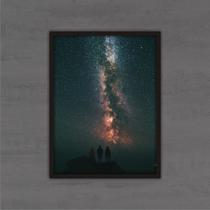 Quadro Decorativo De Paisagem Com Moldura Preta 25