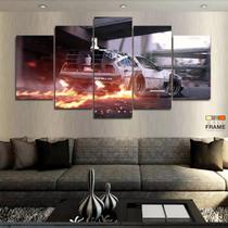 Quadro Decorativo De Volta Para O Futuro 130x63 em tecido