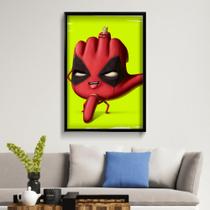 Quadro Decorativo Dead Pool 50x70 cm Placa Decorativa em MDF para Decoração de interiores