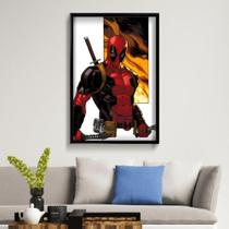 Quadro Decorativo Dead Pool 50x70 cm Placa Decorativa em MDF para Decoração de interiores