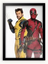 Quadro Decorativo Deadpool e Wolverine Filme A3 30x42cm