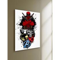Quadro Decorativo Deadpool Marvel Quarto sala hall Quadro Decorativo Deadpool Marvel Quarto sala hall